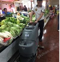 菜市場洗地機農(nóng)貿(mào)市場手推自動洗地拖地機
