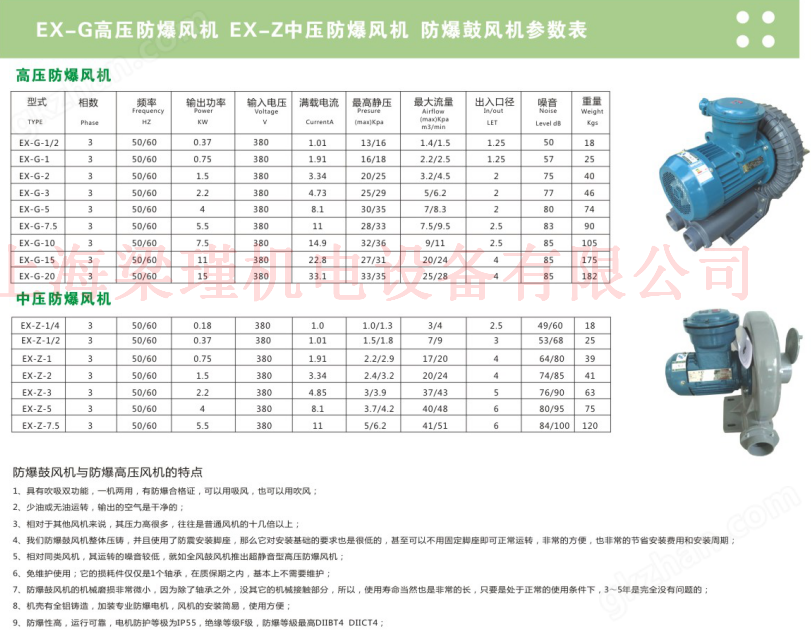 渦流高壓防爆鼓風(fēng)機